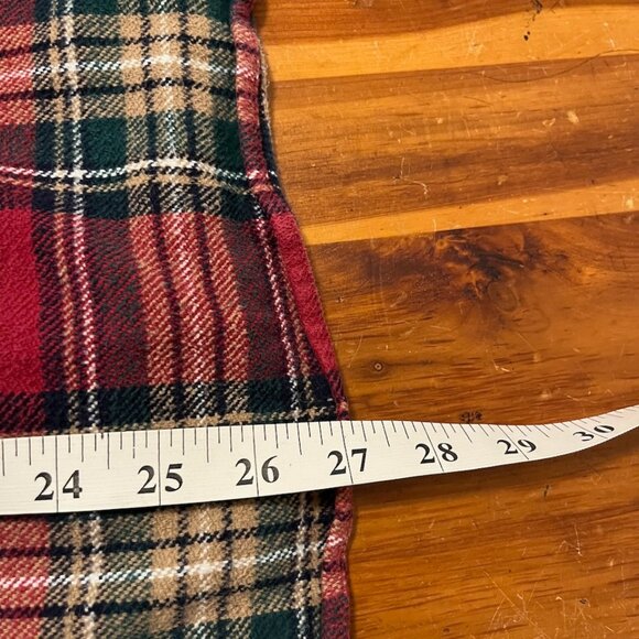 Schott NYC - Flannel Shirt in Berry Red - Men's Medium - Picture 6 of 6